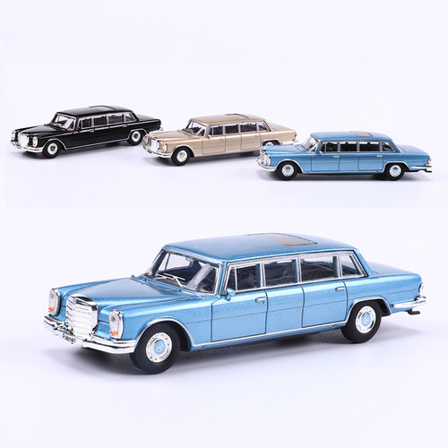 DCT淘金铁马-奔驰普尔曼 1:64 Pullman 600 合金汽车模型收藏摆件