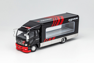 GCD绝版 1:64 三菱抬升厢 ADVAN SPOON涂装右驾 合金汽车模型玩具