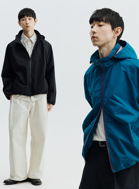 SOMENUM森林 26SS「时装与户外结合」休闲极简男女防水软壳冲锋衣