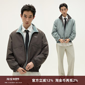 SOMENUM森林 25AW短款 男女复古宽松休闲情侣防风户外通勤夹克外套