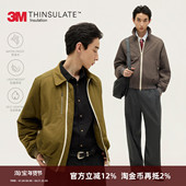 SOMENUM森林 25AW「优雅松弛感」撞色拉链男女短款 暖翻领夹克棉服