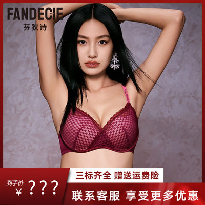 芬狄诗商场同款内衣女小胸聚拢显大厚杯无钢圈舒适文胸FB00572