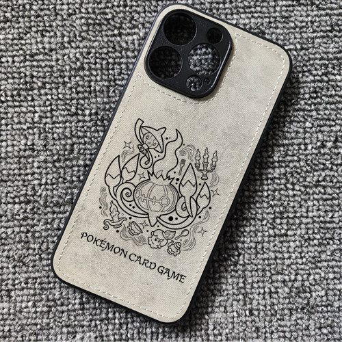 水晶灯火灵周边布纹手机壳适用iphone16promax苹果17华为mate60pro小米14红米K80至尊iqoo13一加ace5VIVOS60