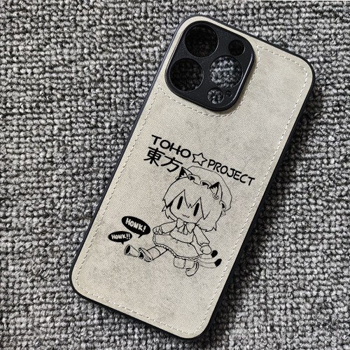 东方Project动漫游戏周边布纹手机壳适用iphone16苹果小米14红米k70华为NOva14一加13一加ACE5RENO14荣耀400