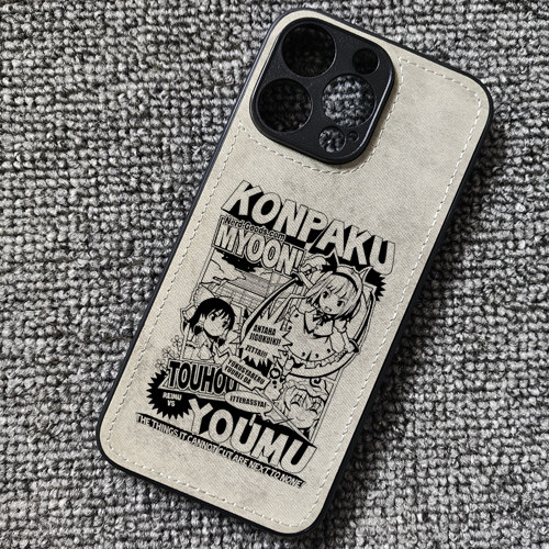 东方project 博丽灵梦动漫周边布纹手机壳适用iphone16苹果小米14红米k80华为NOva14一加13一加ACE5荣耀400