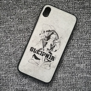 适用于iphoneXR 13promax xs 8plus 格莱普尼尔 动漫布纹手机壳
