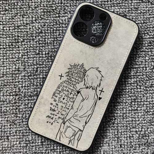 死亡笔记L艾尔罗莱特动漫周边布纹手机壳适用iphone17苹果16华为mate60荣耀400小米17红米K80一加ace6iqoo15