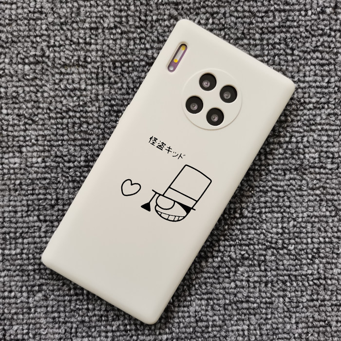 适用于华为mate30 pro 名侦探柯南 怪盗基德 动漫 手机壳液态硅胶