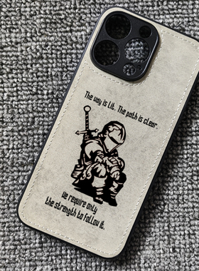 暗黑地铁红色十字军游戏周边布纹手机壳适用iphone16promax苹果15华为MATE60小米14红米K70iqooneo8一加ACE3