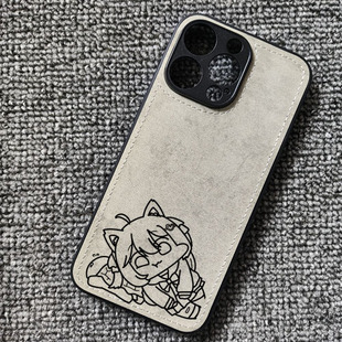 Neuro-sama牛肉酱神经大人周边布纹手机壳适用iphone17苹果16小米15荣耀400红米k80华为mate70一加ace5iqoo13