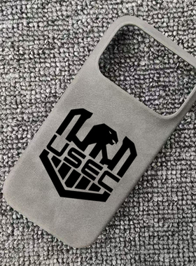 逃离塔科夫USEC标志周边肤感羊巴皮磁吸手机壳适用于iphone17pro苹果华为P70小米15红米三星S25一加15荣耀500