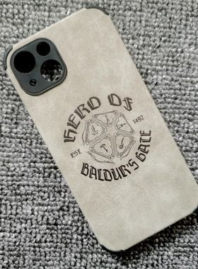 D20骰子博德之门动漫游戏周边手机壳适用苹果iphone15promax小米13红米K60华为P60VIVOX80荣耀MATE60PRONOVA9