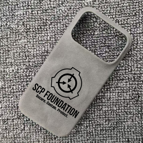 scp基金会周边肤感羊巴皮磁吸手机壳适用于iphone17苹果华为mate80小米15红米三星S25一加15荣耀500