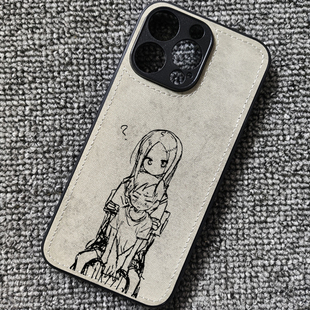 动漫擅长捉弄的高木同学周边布纹手机壳适用iphone16苹果小米14红米k70华为NOva14一加13一加ACE5荣耀400VIVO