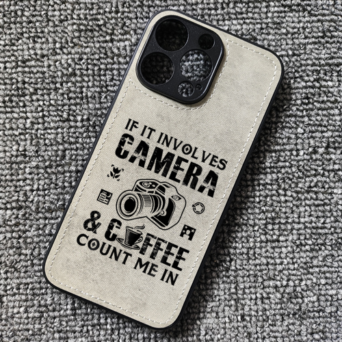 拍照摄影爱好者周边布纹手机壳适用iphone16苹果15华为mate70pro荣耀magci6小米14红米K80iqooneo10vivos20