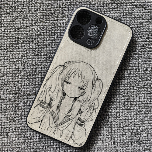 我喜欢的女孩忘记戴眼镜周边布纹手机壳适用iphone16苹果17华为P70荣耀WIN小米17红米K80一加13iqoo15findx9