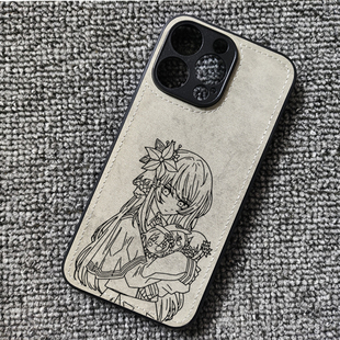 魔法少女的魔女审判二阶堂希罗周边布纹手机壳适用iphone17苹果16华为P70荣耀小米14红米K80iqooneo10一加13