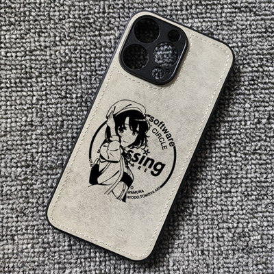 路人女主加藤惠动漫布纹手机壳适用iphone16pro苹果14华为P70小米15红米K80iqoo13一加12IQOONEO10荣耀90OPPO