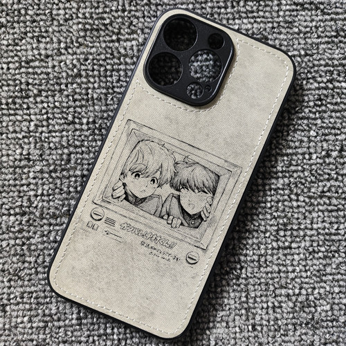 线稿加油吧中村君周边布纹手机壳适用iphone17promax苹果16华为mate70小米17红米K80至尊iqoo15一加13T荣耀90