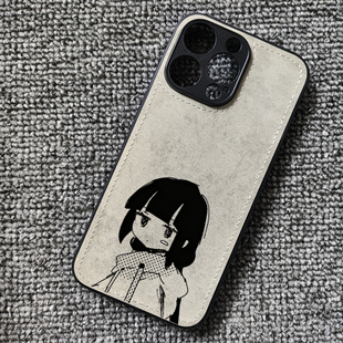 稻叶昙VOCALOID周边布纹手机壳适用iphone17promax苹果16华为mate70pro红米K80小米14一加ace5oppofindx7vivo
