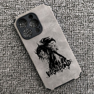 浪客行宫本武藏周边动漫手机壳适用iphone16promax苹果14小米13红米K50华为P60荣耀90三星S23uVIVOX90