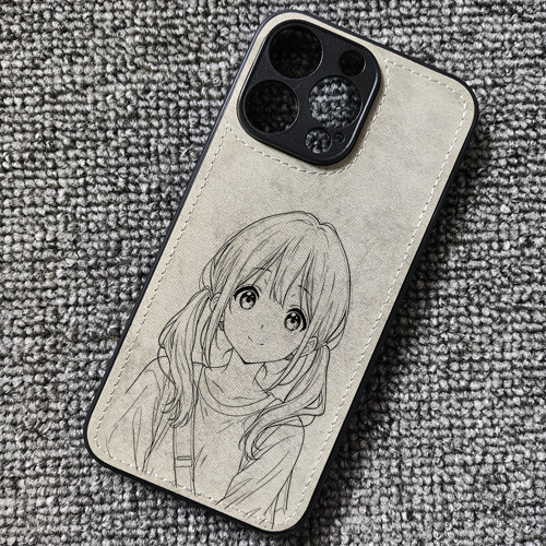 玉子市场北白川玉子周边布纹手机壳适用iphone16promax苹果17华为mate70荣耀WIN小米15红米K80一加13iqooneo9