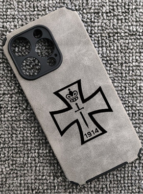 德意志十字勋章帝国德国普鲁士王国周边手机壳适用于iphone15苹果小米14三星S24U红米K60华为nova12荣耀VIVO