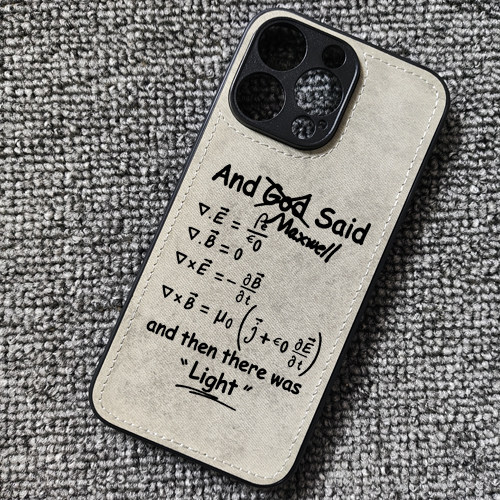 微积分麦克斯韦Maxwell公式布纹手机壳适用iphone17promax苹果16华为mate60小米17红米K90一加13iqoo15findx9,3C数码配件,手机保护套/壳,淘宝优惠券,粉丝福利购,淘宝优惠卷
