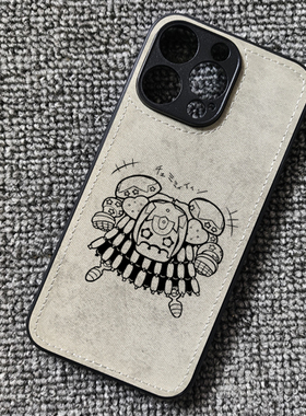 JOJO乔尼乔斯达牙TUSK ACT4周边布纹手机壳适用iphone16苹果小米14红米k70华为NOVA14荣耀400一加13IQOONEO10