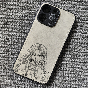 全职猎人伊路米揍敌客动漫周边布纹手机壳适用iphone17苹果16华为mate60荣耀400小米14红米K80一加13iqooneo9