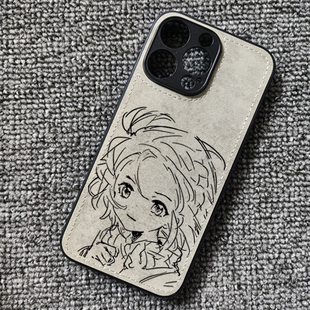 冰舞的祈愿动漫周边布纹手机壳适用iphone16苹果15华为mate70荣耀300小米14红米K80一加ace3prooppofindx8s20