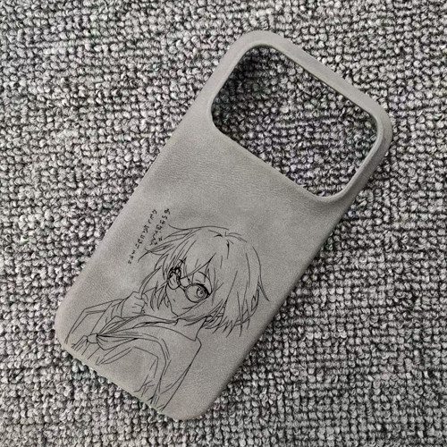 凉宫春日长门有希动漫周边肤感羊巴皮磁吸手机壳适用于iphone17苹果华为P70小米17红米TURBO5MAX一加荣耀WIN