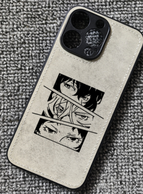 文豪野犬周边动漫布纹手机壳适用iphone16苹果15华为P70荣耀300小米14红米K80一加ace3prooppofindx8VIVOS20