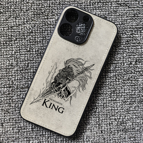 黑暗之魂无名王者游戏周边布纹手机壳适用iphone17P苹果华为P70小米15红米K70iqoo13一加ACEIQOONEO9z9turbo3