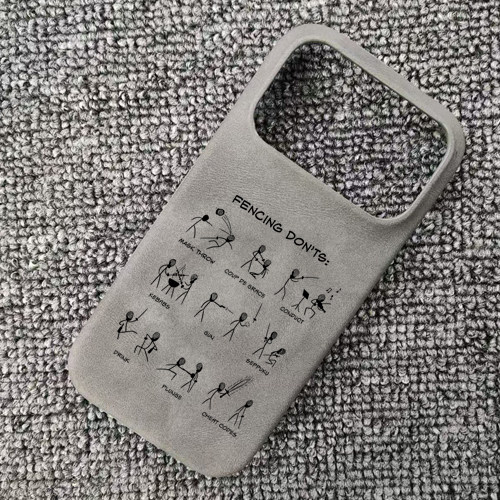 fencing击剑绅士重剑花剑术肤感羊巴皮磁吸手机壳适用于iphone17苹果华为mate80小米15红米三星S25一加15荣耀