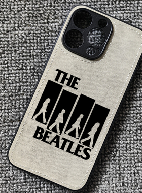 The Beatles披头士乐队周边布纹手机壳适用iphone16promax苹果17华为mate60小米17红米K80一加13iqoo15findx8