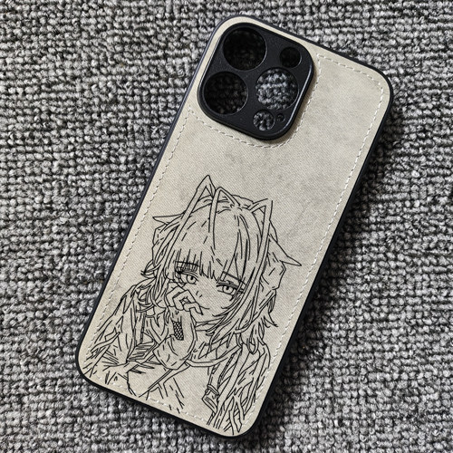 明日方舟W维什戴尔周边布纹手机壳适用iphone17pro苹果16华为NOVA14荣耀400小米15一加13红米k80vivox100OPPO