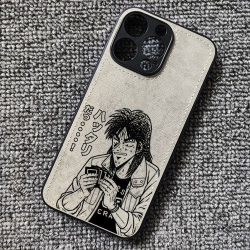 伊藤开司 逆境无赖周边布纹手机壳适用iphone17promax苹果16华为mate80pro荣耀WIN小米15红米K80一加13iqoo15