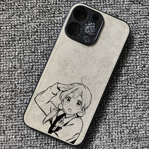 玉子市场北白川玉子周边布纹手机壳适用iphone16promax苹果17华为mate80荣耀600小米15红米K80一加13iqooneo9