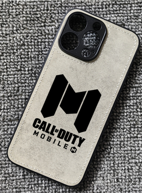 使命召唤19COD战区20游戏周边布纹手机壳适用iphone16proMAX苹果15华为mate60小米14红米K70至尊iqooneo5OPPO