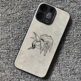 通灵王阿弥陀丸动漫周边布纹手机壳适用iphone16promax苹果15华为P70荣耀magic6红米K80小米14一加13vivoS20