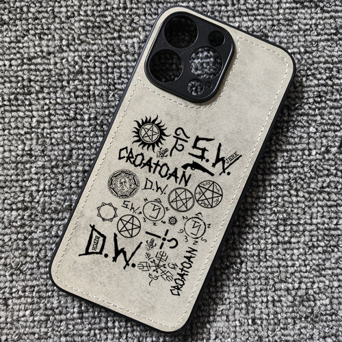 邪恶力量supernatural温家兄弟布纹手机壳适用iphone16P苹果15华为小米14红米K70iqoo13一加ACE3OPPOVIVOx200
