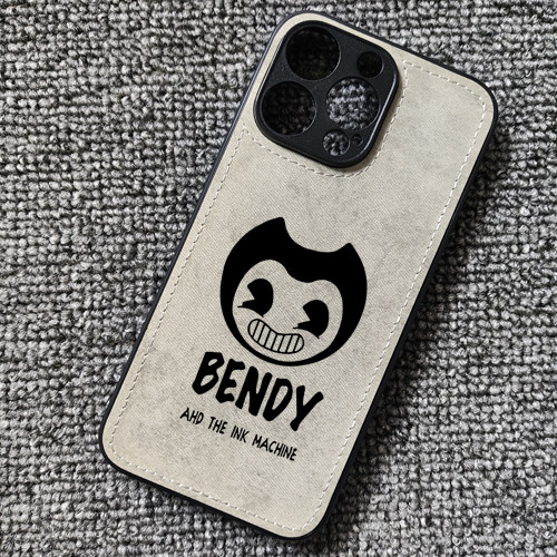 班迪与墨水机器bendy游戏周边布纹手机壳适用iphone17苹果华为荣耀win小米17红米K80TURBO5一加13oppofindx9