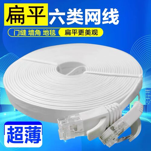 六类千兆过门缝高速家用网线