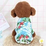 Pet mùa xuân và mùa hè quần áo chó mỏng Hawaii Teddy chiến đấu hơn áo gấu trúc - Quần áo & phụ kiện thú cưng áo cho mèo con