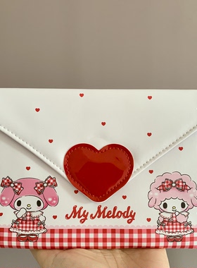 Sanrio三丽鸥melody小羊一番赏抽奖系列信封包蝴蝶结挂件