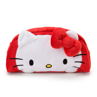 清仓日单正品HELLO KITTY布丁狗Pompompurin毛绒笔袋化妆包收纳包
