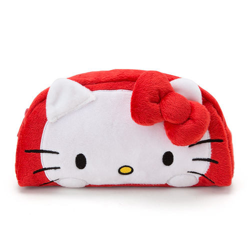 清仓日单正品HELLO KITTY布丁狗Pompompurin毛绒笔袋化妆包收纳包