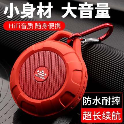 朗琴T350蓝牙音箱迷你低音炮随身播放器插卡户外便携式无线小音响