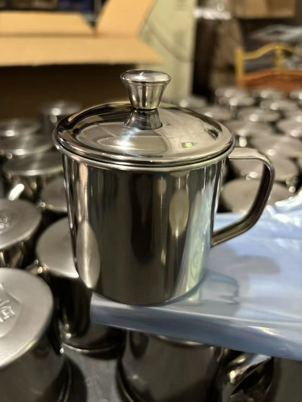 食品级不锈钢口杯304幼儿园水随手杯